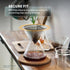 OVALWARE Paperless Stainless Steel Pour Over Coffee Filter - Reusable Coffee Cone Dripper for Chemex, Hario, and More