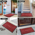 Yimobra Welcome Outdoor Front Door Mat, Heavy Duty Non-Slip, Rubber Backing, 29.5x17, Wine Red