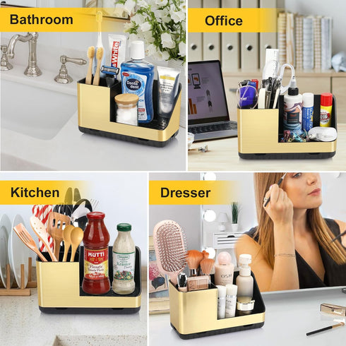 Countertop PARKMANI Toothbrush Holders for Bathroom Organizer, Kids Electric Toothbrush and Toothpaste Holders