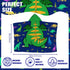 FUTBU 30x50 Dinosaur Hooded Beach Towel for Boys, Soft & Absorbent T-Rex Dinosaur Poncho Towel, Green Blue Bathrobe