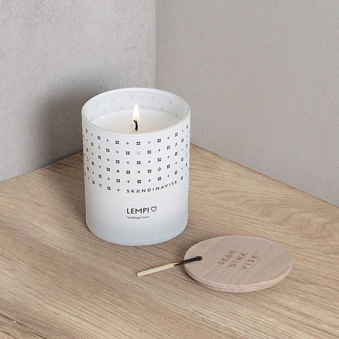 Skandinavisk LEMPI 'Love' Mini Scented Candle, Fragrance Notes: Peony, Rose, Strawberries, and Mosses (2.3 oz)