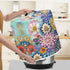 Colorful Boho Mandala Pressure Cooker Cover with Handle and Storage Pocket for Air Fryer and Toaster