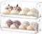 HBlife Clear Acrylic Kids Shoe Rack Baby Toddler Shoe Storage Organizer for