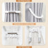 NICEEC 2 Pack Strong Magnetic Curtain Tiebacks, Decorative Weave Rope Curtain Holdbacks for Home & Office Windows