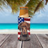 USA American Flag with German Shorthaired Pointer Ultra Beverage Insulators for Slim Cans