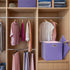 Foldable Cube Storage Bin Organizing Baskets, Fabric Storage Cubes with Handles for Shelf Closet, 13"x13"x13", Pack of
