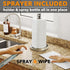 2 1 Countertop SpaceAid in Paper Towel Holder with Spray Bottle, Paper Towels Holders Stand with Sprayer Inside Center