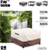 Finiboko Cover,32"L 32"W 16"H Furniture,100% 600D Patio Ottoman x x Square Patio Dining Table Cover for Outdoor