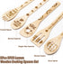5Pcs Lemon Wooden Cooking Spoons Set, Summer Lemon Theme Kitchen Cooking Utensils Natural Non-Stick Carve Burned Bamboo Spoon Slotted Spatulas Cookware Kitchen Gadgets Birthday Wedding Gifts