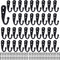 Coat Hooks-38 Pack Farmhouse Hooks with Metal Screws, Black Decorative Rustic Wall Mounted Coat Rack