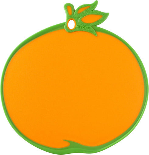 Dexas Cutting/Serving Board, Orange Shape, 12.5x10.25 inches