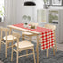 DDCBNS 13 36 Inch Buffalo Plaid Table Runner,Classic Red and White Farmhouse Table Runner Checkered Table Cover