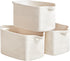 R RUNKA Cotton Rope Storage Basket 15"x10"x9" Fabric Storage Bins for Organizing
