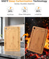 Set 3-Piece Bamboo Cutting Board for Kitchen, Knife-Friendly Wooden Cutting Boards with Juice Groove, Durable Chopping