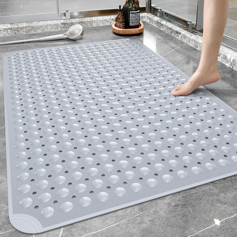 Yolife Extra Large Shower Mat, 34.3" L x 23.3" W TPE Anti