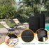 2 32.3" 7.9" 36.6" Oslimea Zero Gravity Chair Covers Pcs, Folding Patio Chair Covers All Weather Waterproof Dustproof