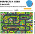 Kids Car Rug - Kids Road Rug Play Mat for Playroom Classroom Bedroom