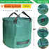 3-Pack 32 (D18,H30 inch) Trimmings 4 Standard Gallon Lawn Garden Bags Yard Waste Bags with Gardening Gloves - Reusable