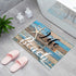 Beach Welcome Mat Coastal Door Mat Life is Better at The Beach Indoor Doormat Non-Slip Absorbent Rugs