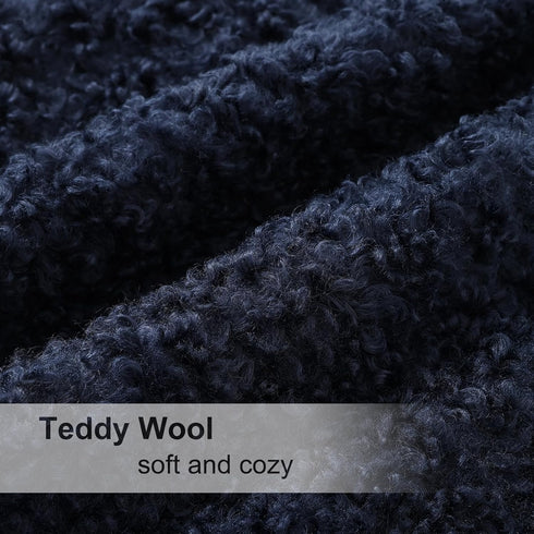 Pack 2 20x20 Inch, decorUhome of Throw Pillow Covers Faux Fur Decorative Sherpa Pillow Covers Fuzzy Accent Soft