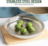 Goodful All-In-One Pan Steamer Basket - Premium Stainless Steel, Dishwasher Safe, Perfect for Steaming Vegetables