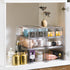 Sorbus Medium Clear Stackable Storage Drawers - Plastic Storage Drawers with Handles for Craft, Clothes, and Bathroom