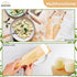 QUALITEIA Set 2x 2x 1x Set 4) Gnocchi Board for Rolling Dough - Paddles, Rollers & Cutter, Bamboo Pasta Shaper Tools