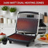 Panini Press Gourmet Grilled Cheese and Sandwich Maker - Electric Indoor Grill with Drip Tray for Healthy Cooking