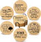 Cegkuc Coasters for Drinks with Holder Set of 6, Family Coasters Home&Love Coaster