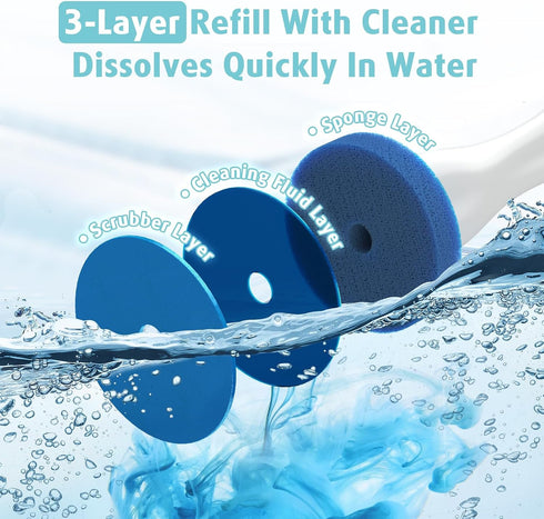 Set AIR U+ Hands-Free Electric Toilet Brush for Seniors & Busy Households - No Bending, Effortless Clean