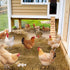 Chicken Mirror Toy for Coop Hens Chicks Hanging Accessories with Bell