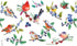 Tervis Watercolor Songbirds Double Walled Insulated Tumbler Cup - Made in USA, Keeps Drinks Cold & Hot, 16oz, Clear