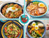 Unbreakable Ramen Bowl Set: 1 Large Japanese Style Melamine Ramen Bowl, Dipping Bowl, Chopsticks, Red-Black