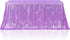 Poise3EHome Lavender Sequin Tablecloth 50×72 Inch Rectangle Sparkly Fabric Overlay for Wedding Birthday Party Decoration