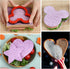 Elfkitwang Sandwich Cookie Cutters Set, Dinosaur, Heart, Star, Mouse, Sandwich Knife, Food Grade Cookie Mould (12 Pcs)