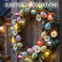 12.8ft 40LED suddus Easter Bunny Battery Operated String Lights, Waterproof Colorful Easter Fairy Lights with Timer