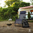 300LB CAPHAUS Blue Zero Gravity Chair, Recliner, Lounge Chair, Folding Chair with Side Tray, Metal, Textilene Fabric
