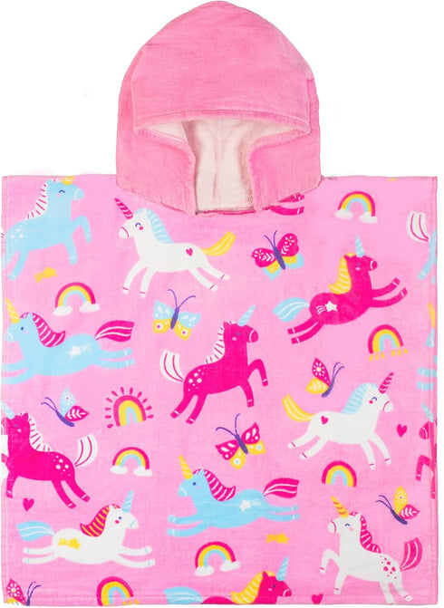 Baba & Bear Hooded Towel for Kids Swimsuit Cover Up for Beach,