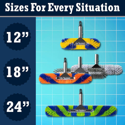 360 18 inches GoRound Pro Pool Brush