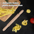 Beech Wood 14mm Pappardelle Pasta Cutter, Noodle Lattice Roller Docker Dough Cutter Kitchen Cooking Tools