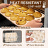 Silicone Muffin Pan, 12 Cups Baking Mold with Reinforced Stainless Steel Frame, Non-stick Bakeware