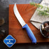8 Inch, DRAGON RIOT Premium Butcher Breaking Knife Curved Caving and Slicing Knife in High Carbon Stainless Steel,Razor