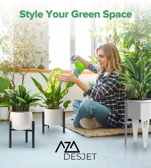 8 12 Inches 1 Pack, Plant Stand Indoor Adjustable, Metal Modern Indoor Plant Stand, Heavy Duty Plant Stands Outdoor