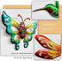 YNGFIL Hummingbird Butterfly Dragonfly Metal Wall Art Decor, Wall Sculpture Decoration Hanging for Home Living Room Bedroom Garden Porch Patio Balcony Ornament for Indoor Outdoor, 3 pack 9 inch