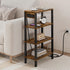 TB01BB080 TUTOTAK Narrow Side Table with Charging Station,Small End Table with USB Ports and Outlets, Skinny Sofa