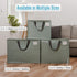VENO 4 Pack Storage Moving Bags, 22 Gallon Light Green Organizer Tote with Zipper for Clothes, Bedding, Comforters