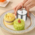 Set of 3 Round Stainless Steel Cake Rings, Mousse Cake Ring Mold with Press Set