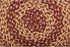 VHC Brands Classic Country Primitive Tabletop & Kitchen Jute Trivet, Burgundy Natural Tan, 8"