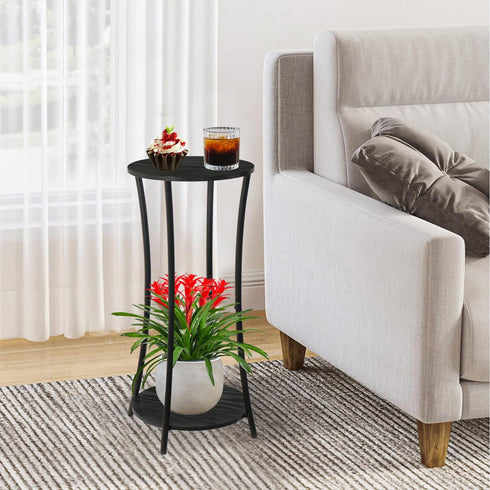 YINMIT Plant Stand Indoor,Round Potted Holder Rack,Flower Pot Stand Shelf,Round Supports Rack,Corner Plant Shelf