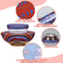 Patelai 10 Pieces Reusable Bowl Covers in 5 Sizes, Stretch Cloth Fabric Food Storage Covers for Leftovers